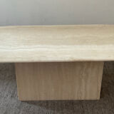 Table basse en travertin années 70