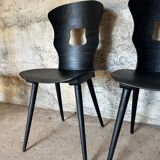 Pair of Baumann Gentiane chairs