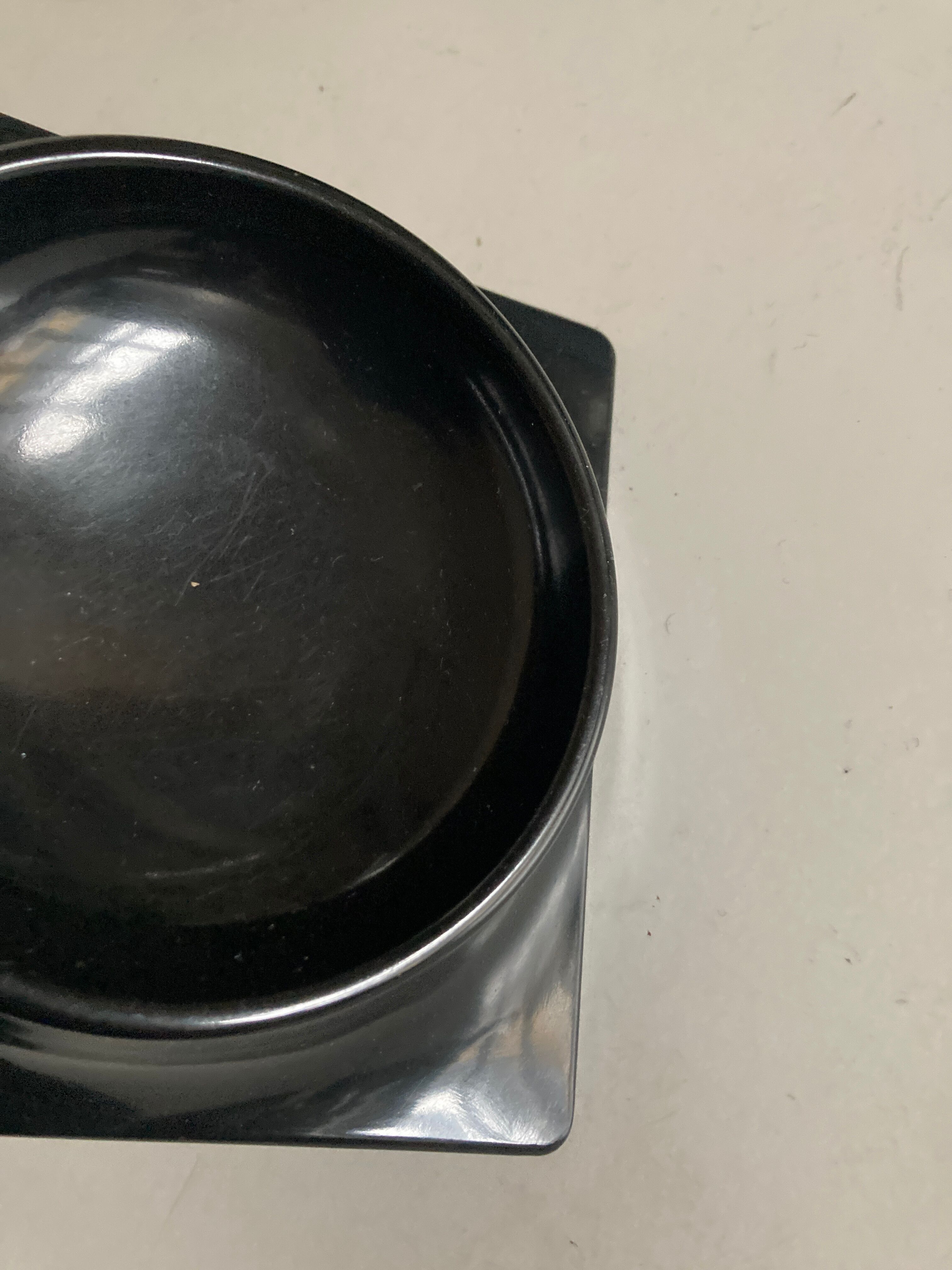 Empty pocket in bakelite italian design space age 1970