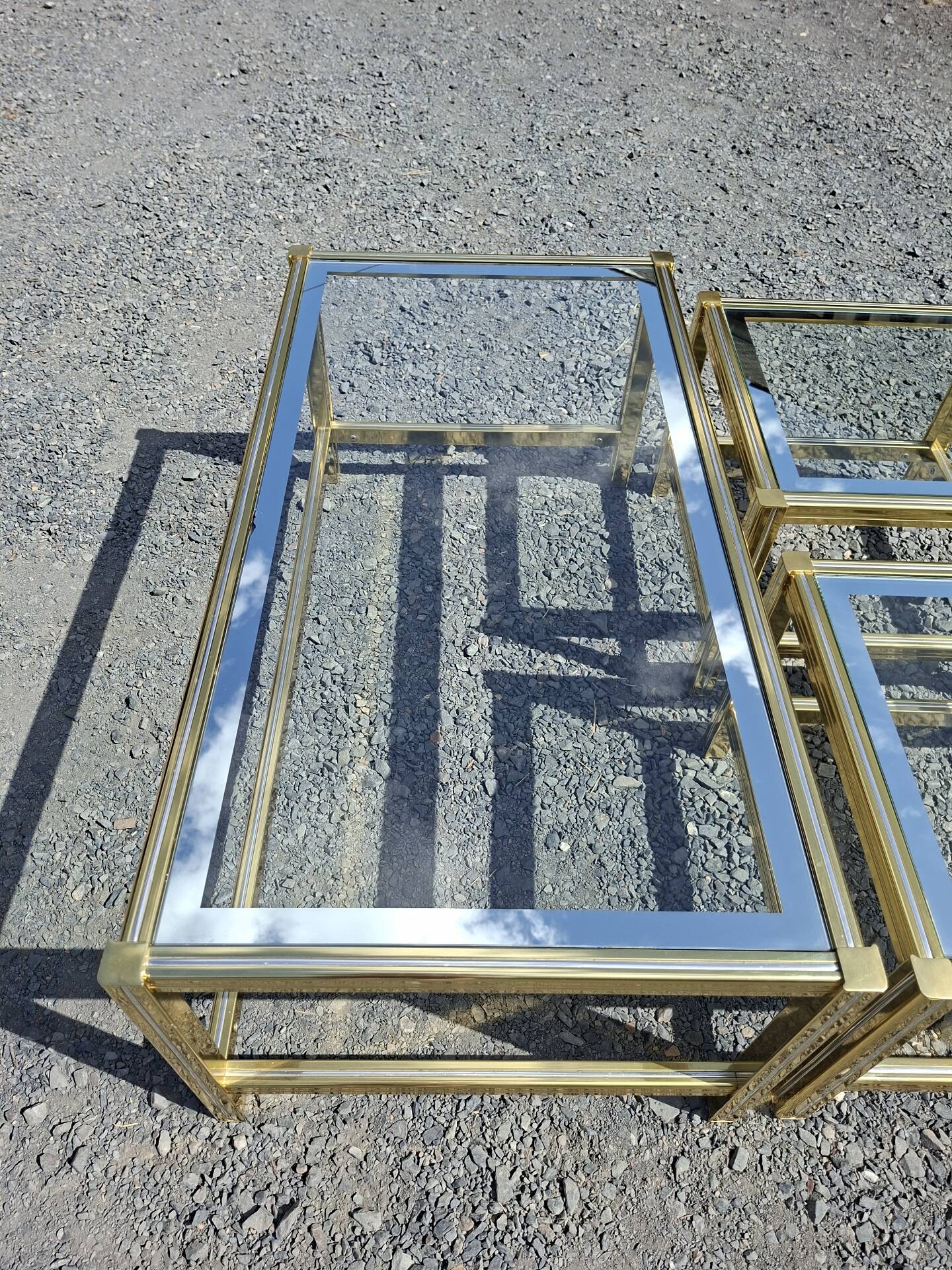 Nest of coffee tables 1970 Roche Bobois