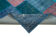 Handwoven turkish contemporary 203 cm x 300 cm blue patchwork rug