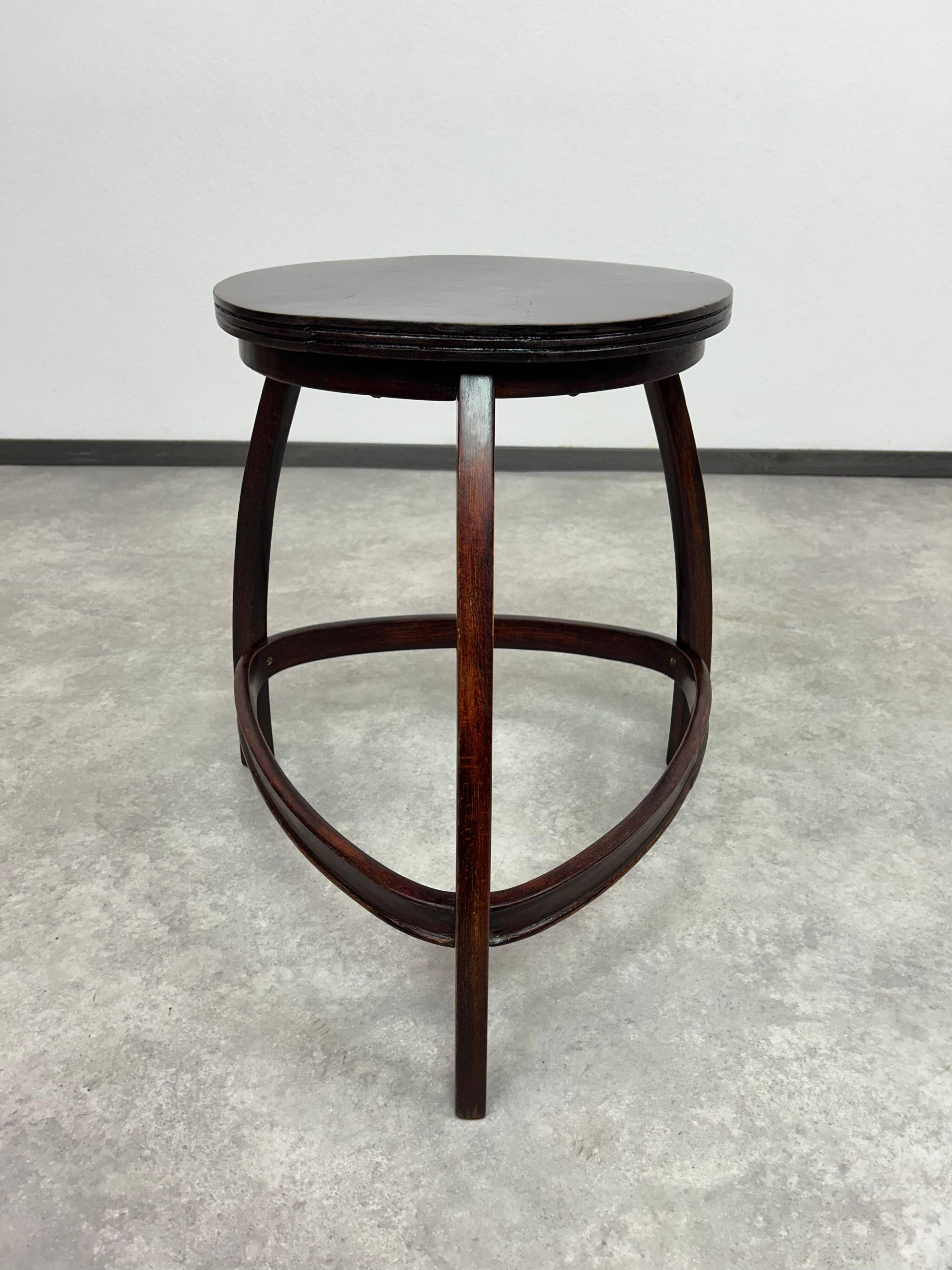 Secessionist Stool Thonet no.37 by Otto Wagner