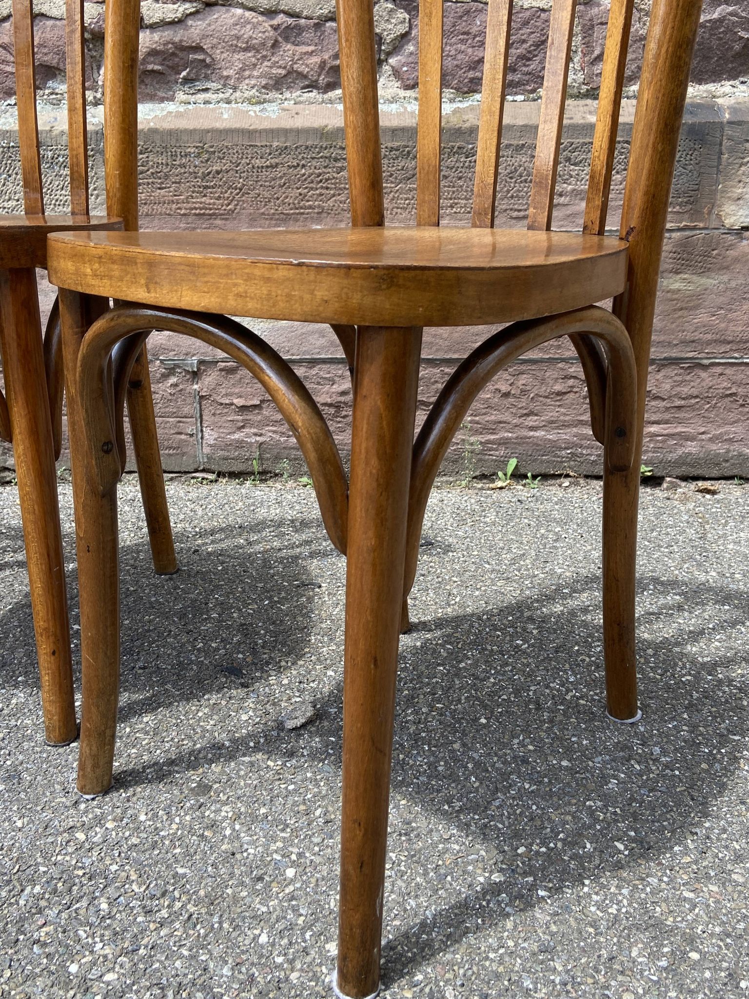 4 Bistro chairs Brasserie bentwood french bistro
