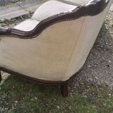 Banquette 3 places style Baroque Rococo