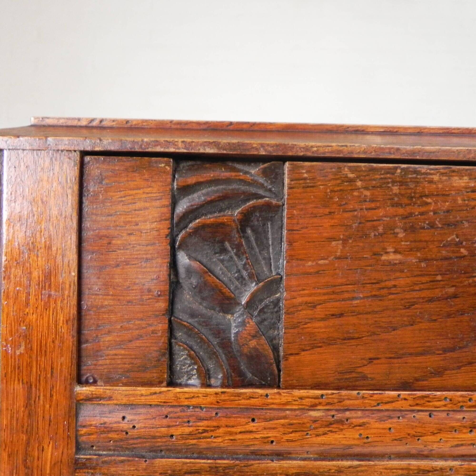 Art Deco bedside table with marble top, 1930s