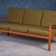 Canapé Senator en Teck par Ole Wanscher pour France & Søn / France & Daverkosen, Danemark, 1960s
