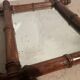 Pair of wooden mirrors from the 1940s.