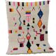 Tapis berbère marocain artisanal fait main 138 x 104 cm
