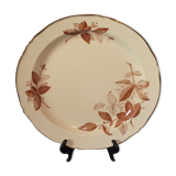 Gien round foliage decoration dish - 31 cms