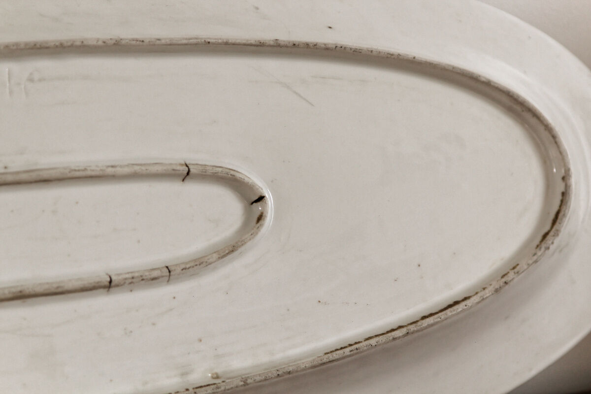 Porcelain fish dish, 19th century