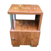 Metal bedside table