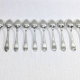 49-piece cutlery set in Louis XV silver-plated metal