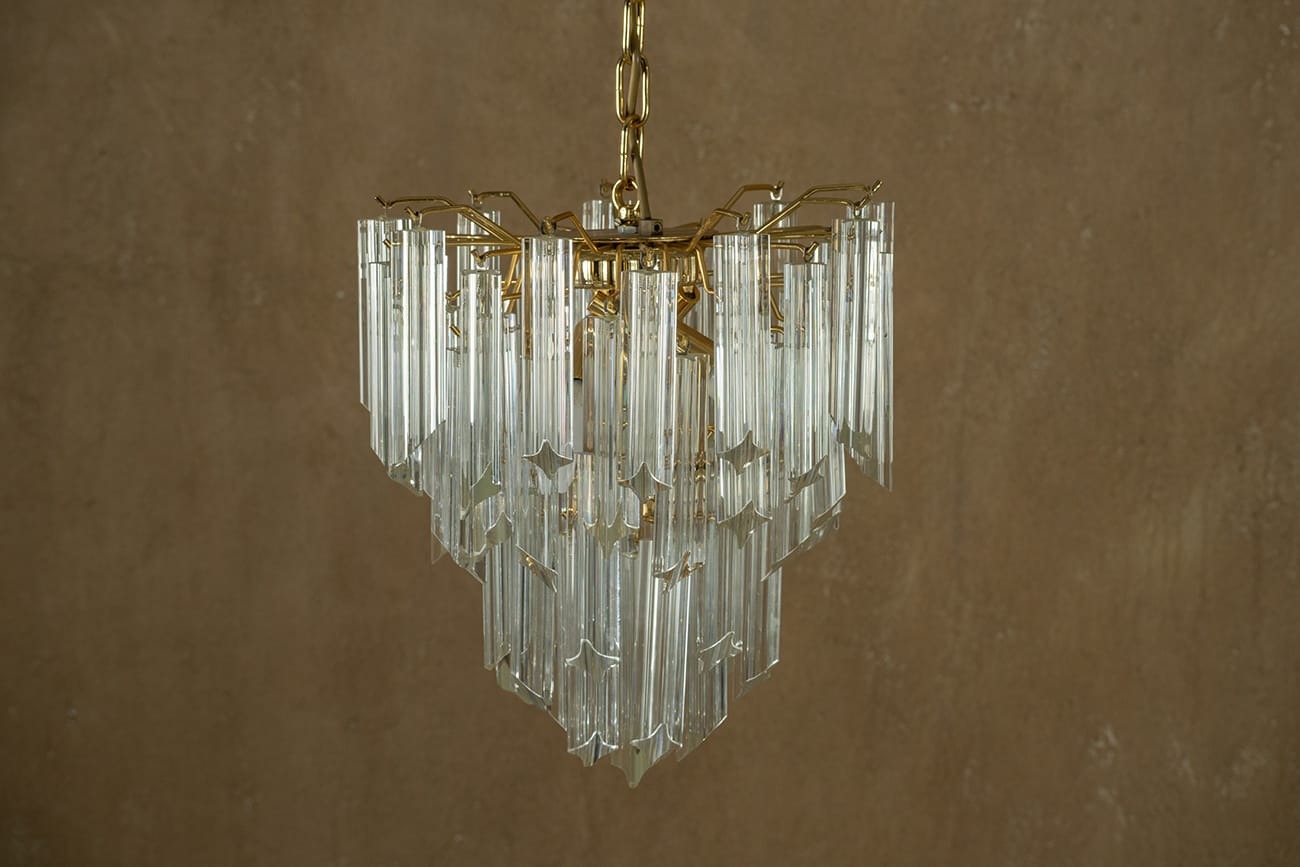 Venini Murano chandelier, Italy 1970s