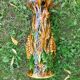 Retro Grapevine Barbotine Vase