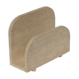 Travertin magazine rack