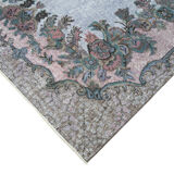 Handmade Bohemian Turkish 1980s 165 cm x 305 cm Grey Carpet