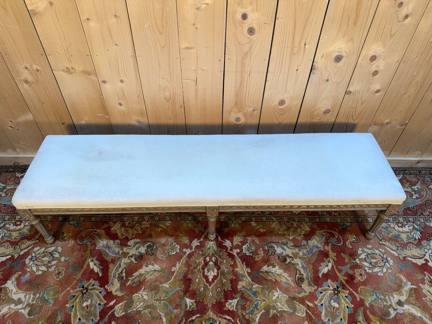 Bench - 6-foot Louis XVI style banquette