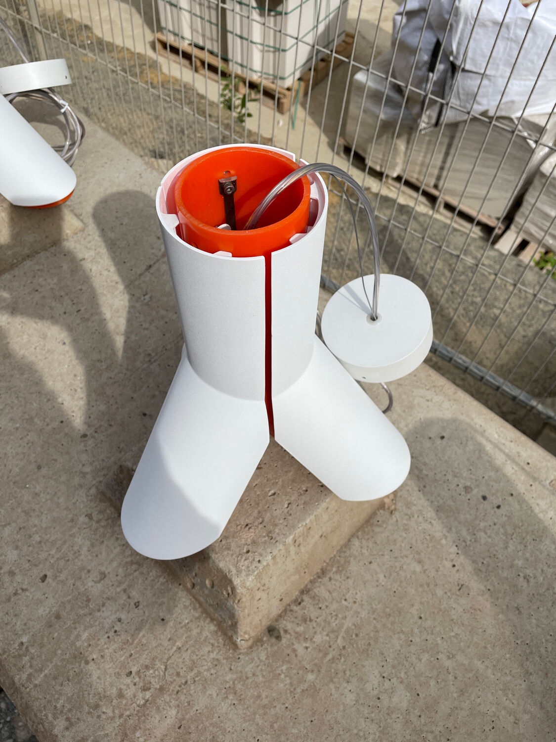 Trio of Boky pendant lamps by Frank Janssens