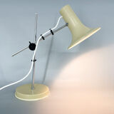 1970's Adjustable Metal Table Lamp in Creamy Colour, Hungary