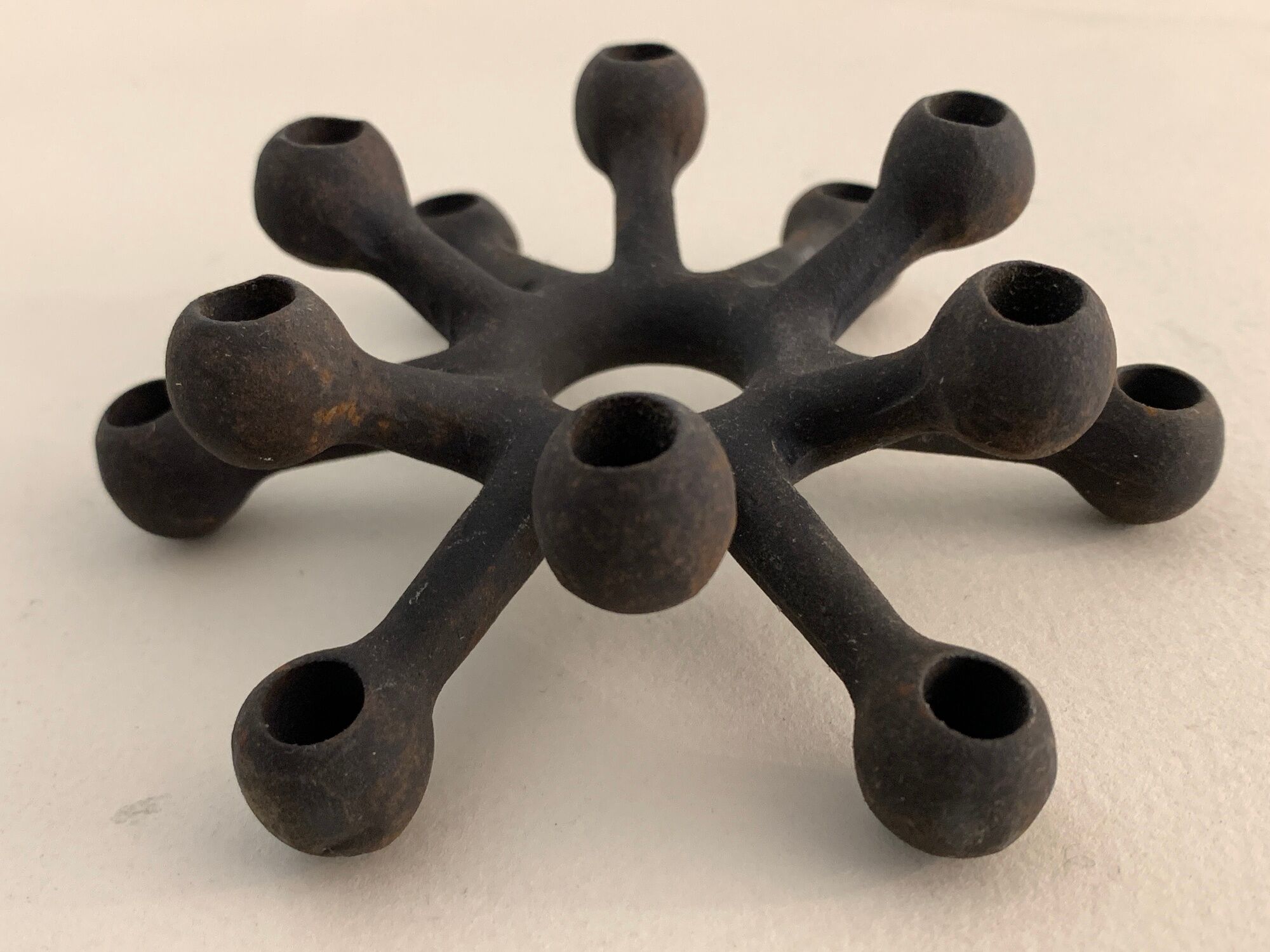 Bougeoir design scandinave Spider Jens H. Quistgaard pour Dansk, 1960