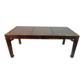 18th Century Chinese Qing Dynasty Black Lacquer Altar Table, China, 1700s.