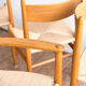 Ensemble de 6 chaises CH36 + 1 fauteuil CH37 de Hans J. Wegner en chêne