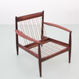 Pair of scandinavian teak armchairs model 118 by Grete Jalk