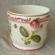 Cache pot en faience decor strasbourg 20 eme