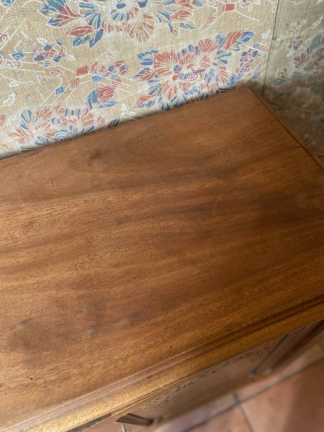 Antique Art Deco walnut sideboard