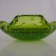 Green Sommerso Murano Glass Ashtray, Italy, 1960s