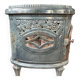 Art Deco enamelled cast iron stove Deville Le Non Pareil circa 1930