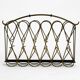 Italian mid century modern newspaper and magazine rack made of brass