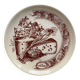 Vintage Cheese Plate Gien - Model "Les Fromages" - Craquelé Earthenware