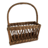 Porte-bouteilles, osier tressé