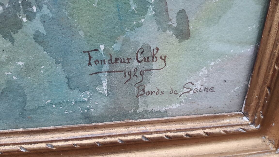 Banks of the Seine by Marcelle Fondeur-Cuby 1929