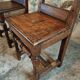 Set of 2 Antique Oak Chairs – 19th Century, Auvergne
