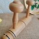 Coat rack 2 wooden hooks - vintage