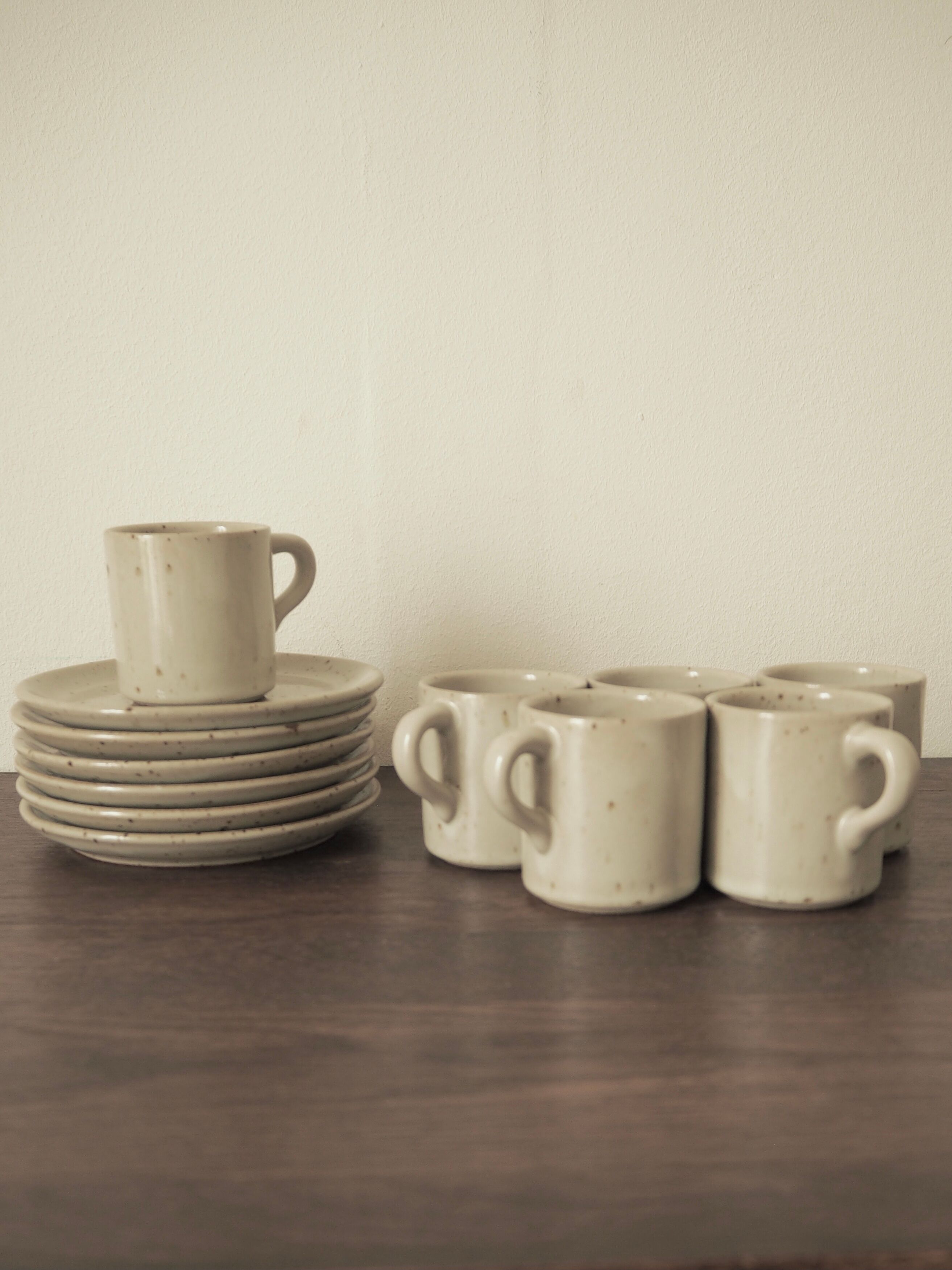 Set of 6 cups Sandstone of the Marais