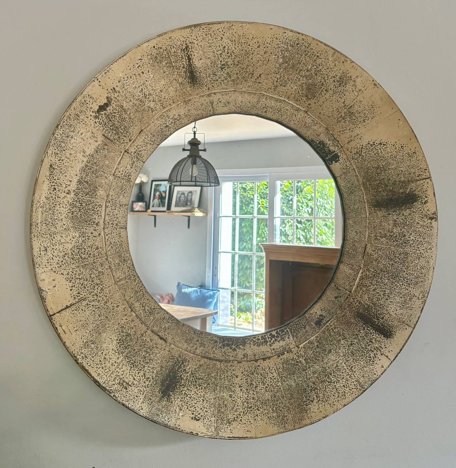 Miroir mural rustique