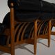 Sofa “Amiral” par Eric Merthen, Suède 1960