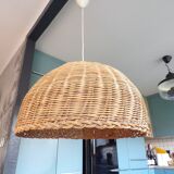 Vintage wicker pendant light Ø55cm