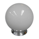 Art deco ceiling light white glass ball
