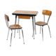 Table et 2 chaises formica