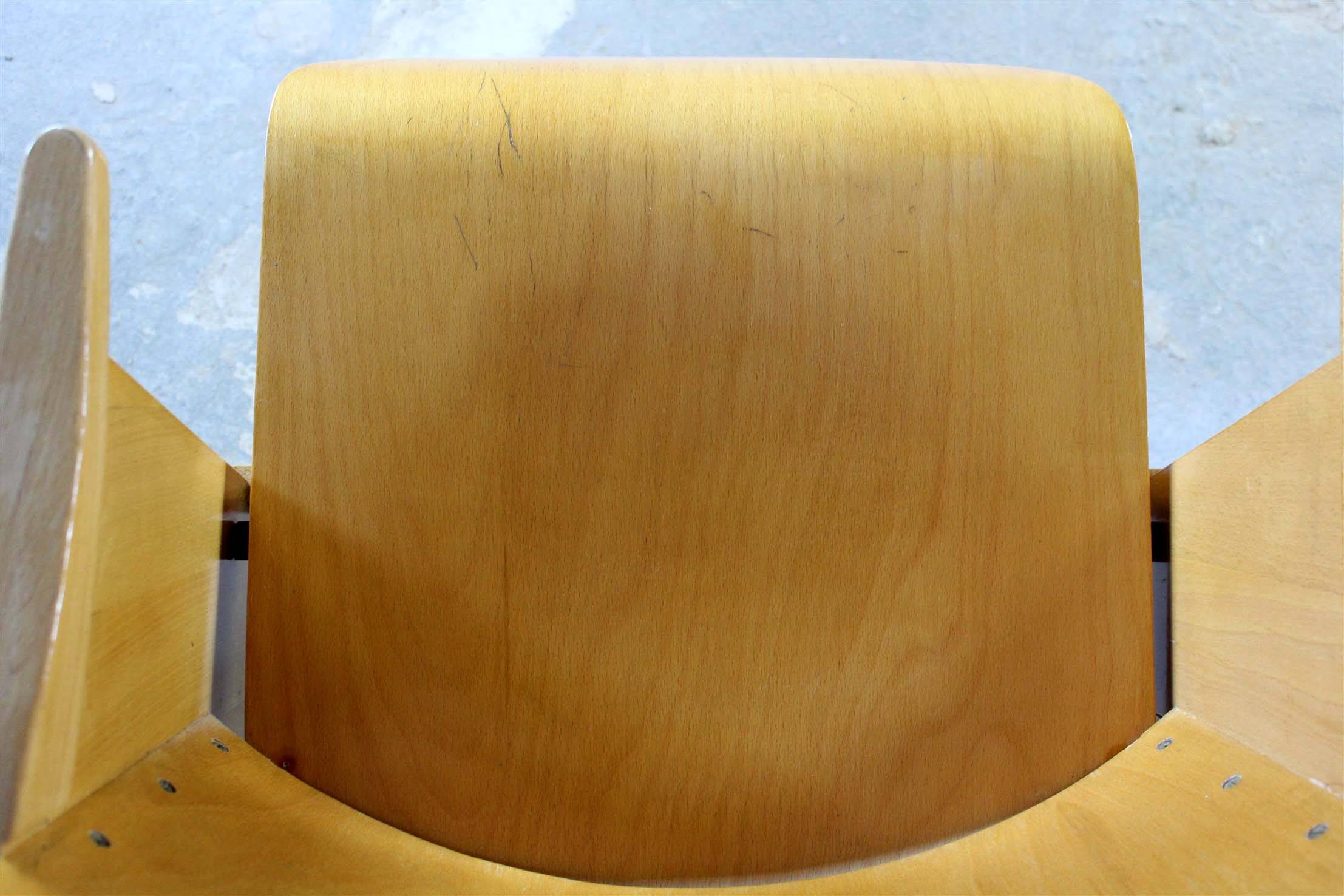 Chaises de cinéma vintage de Ton, années 1960, ensemble de 13