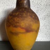 Muller Frère glass paste vase