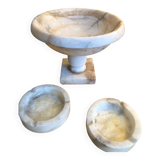 White marble cut