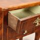Antique baroque bedside table in rosewood, 18th century.