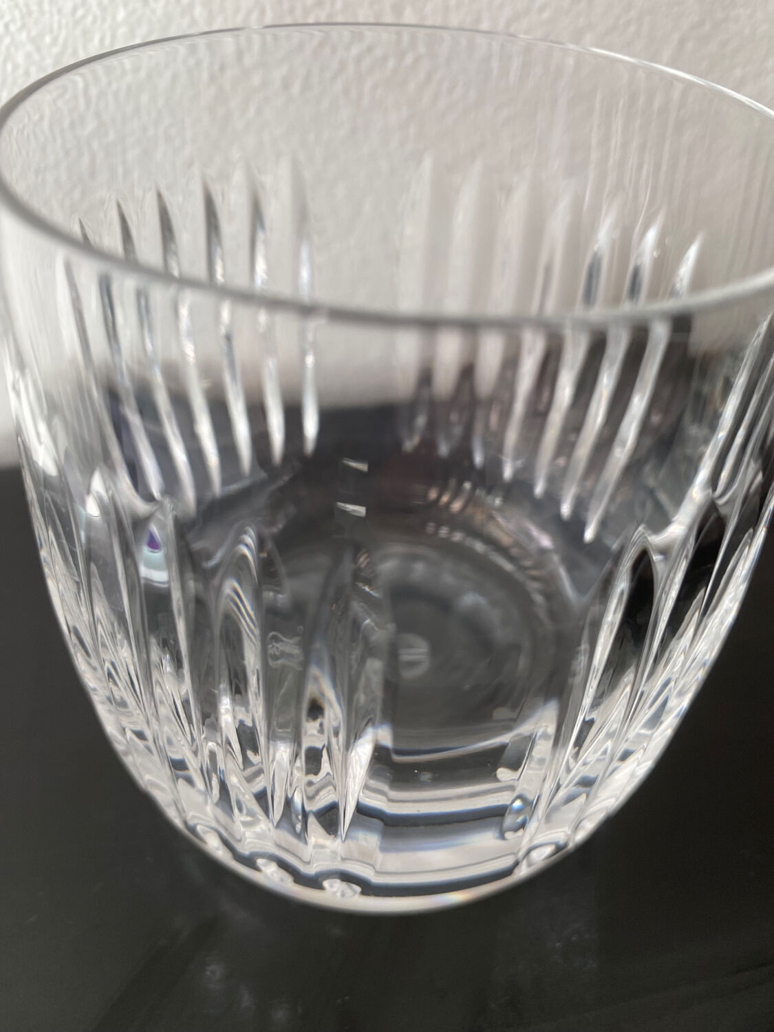 Saint Louis Crystal Glass Goblet Signed