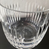 Saint Louis Crystal Glass Goblet Signed