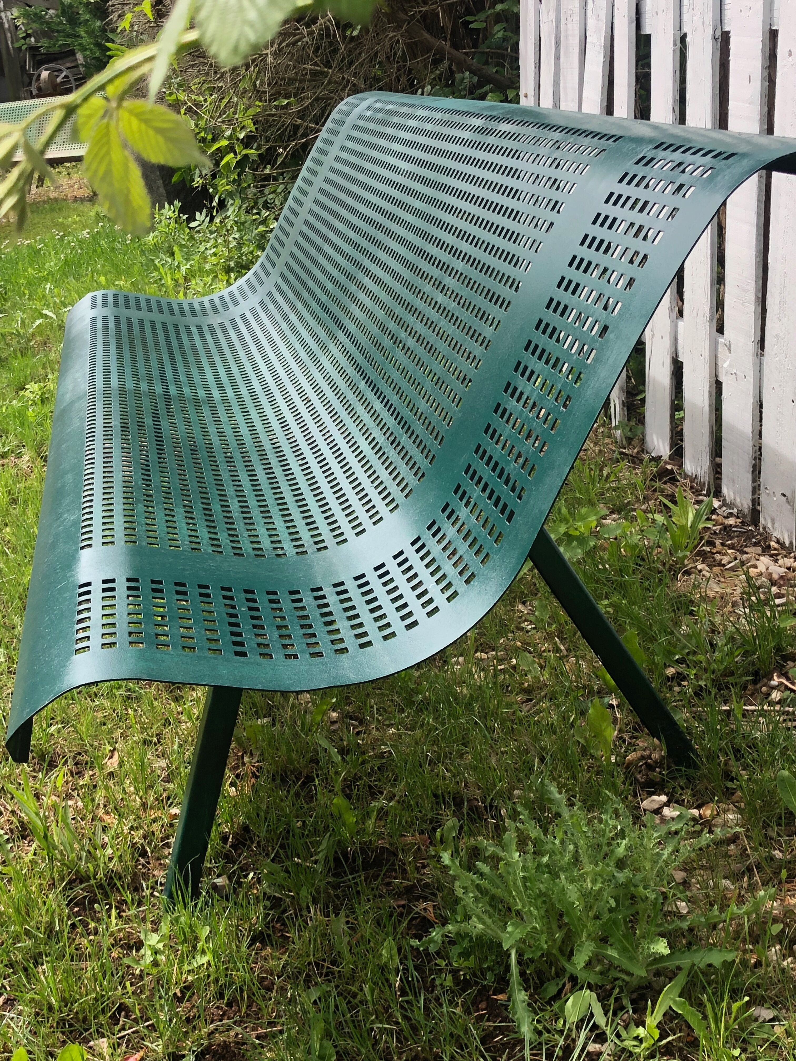 Parisian public garden bench 1950's